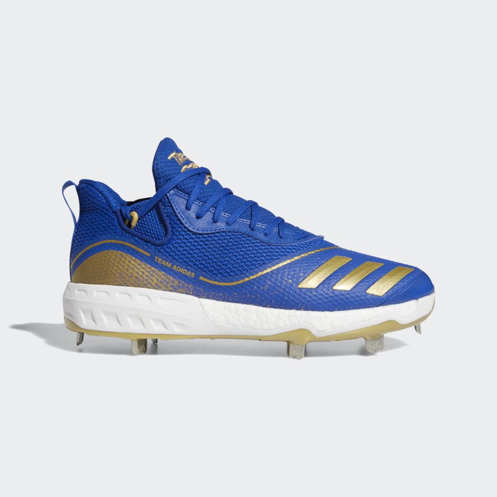 Adidas Men's Icon V Baseball Cleats Royal/White/Gold Metal Ireland G28236